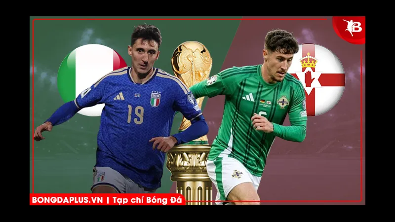 Cầu thủ Bắc Ireland nỗ lực tranh bóng trước cầu thủ đối phương. Cầu thủ Bắc Ireland nỗ lực tranh bóng trước cầu thủ đối phương.